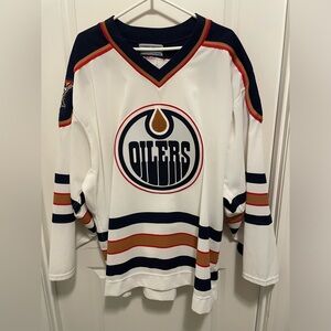 Authentic on-ice CCM Edmonton Oilers jersey